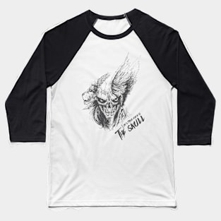 The Skull Tshirt - True Face of Life Baseball T-Shirt